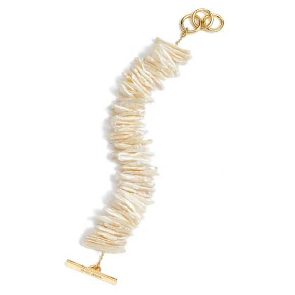 Cult Gaia Aliza 8" Freshwater Pearl Bracelet New With Tags In Box - Picture 7 of 14